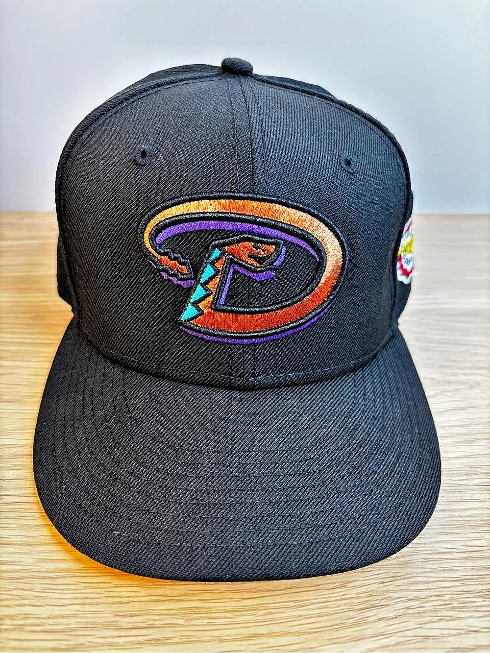 New Era Arizona Diamondbacks 2001 World Series 59FIFTY Hat Black & Purple 7 1/8